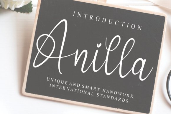 Anilla: A Delicate Handwritten Font for Creative Expression
