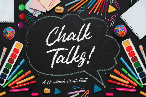 Chalk Talks: A Brushed Handwritten Font That Adds Character to Any Project