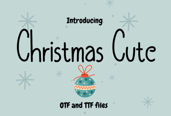 Christmas Cute: A Delightful Handwritten Font for Creative Projects