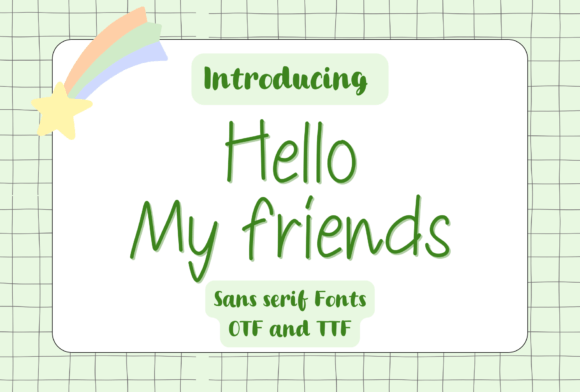 Hello My Friends: A Delicate Handwritten Font for Personalized Design