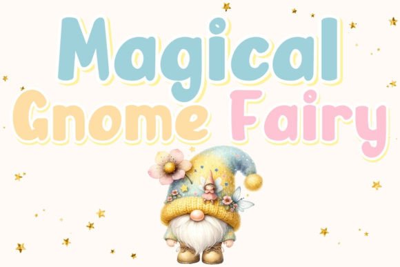 Magical Gnome Fairy Font Collection