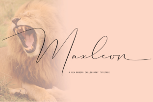 Maxleon: The Elegant Handwritten Font That Enhances Your Design