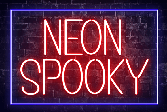 Neon Spooky: A Font That Lights Up Your Design