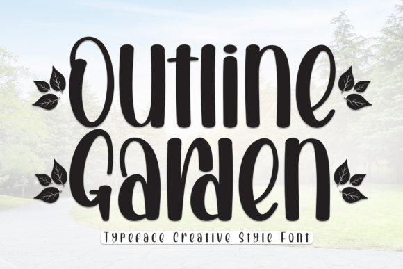 Outline Garden: A Handwritten Font with Sophisticated Charm