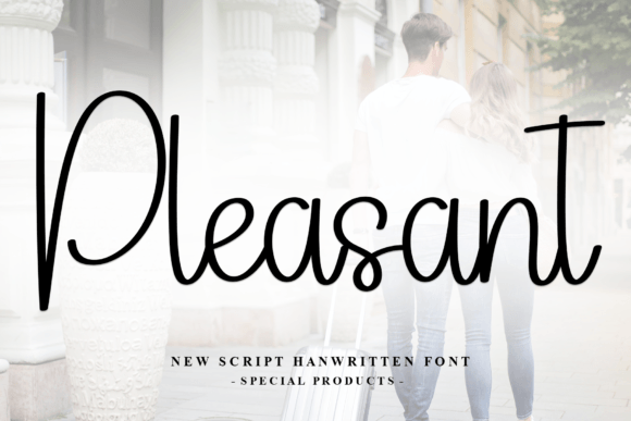 Pleasant Font: A Timeless Handwritten Style for Creative Projects