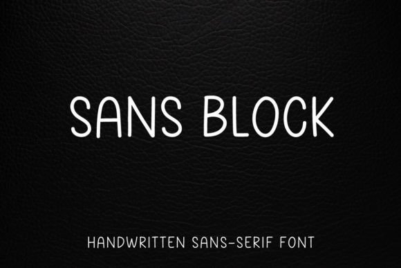Sans Block: A Versatile Handwritten Font for Modern Design
