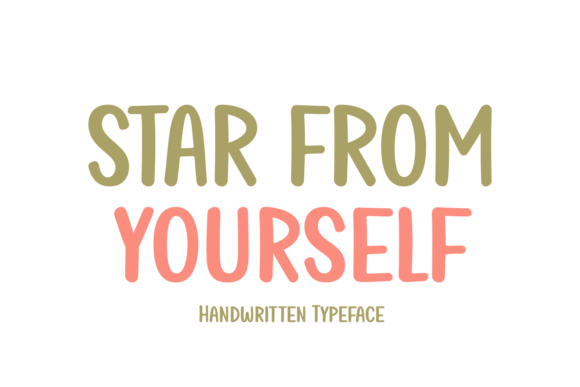 Star from Yourself: A Sweet and Friendly Handwritten Font