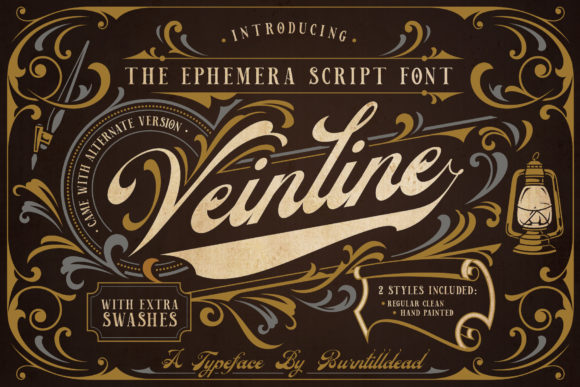 Veinline: A Vintage Handwritten Font for Timeless Design