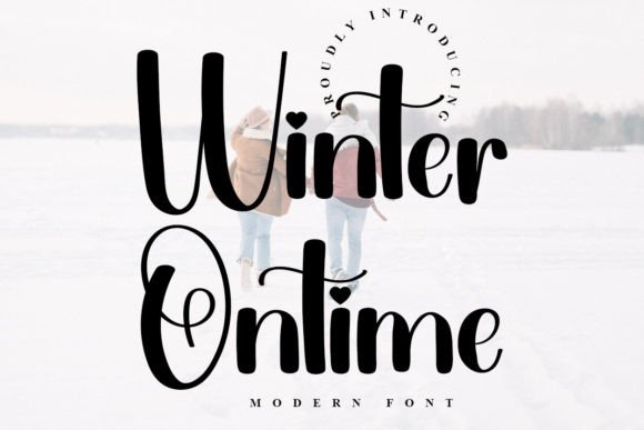 Winter Ontime: A Bold Handwritten Font for Dynamic Design